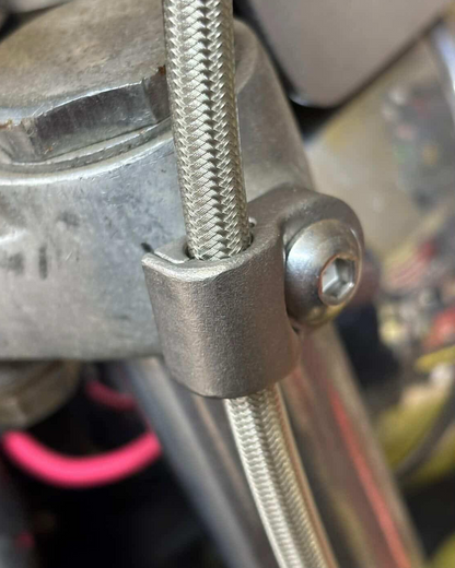 Hose Clamp - Harley E78 Top Yoke