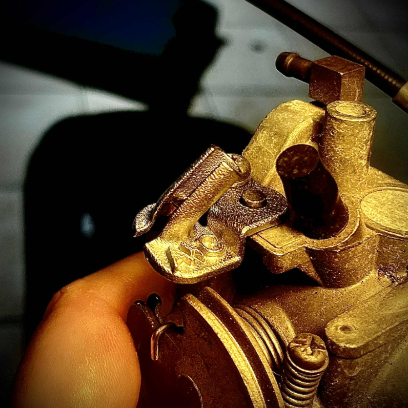 Carburettor Throttle Bracket - Keihin "Butterfly" Harley Carbs