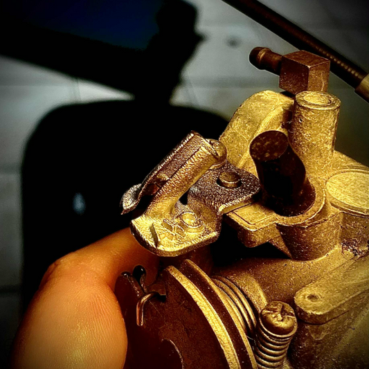 Carburettor Throttle Bracket - Keihin "Butterfly" Harley Carbs